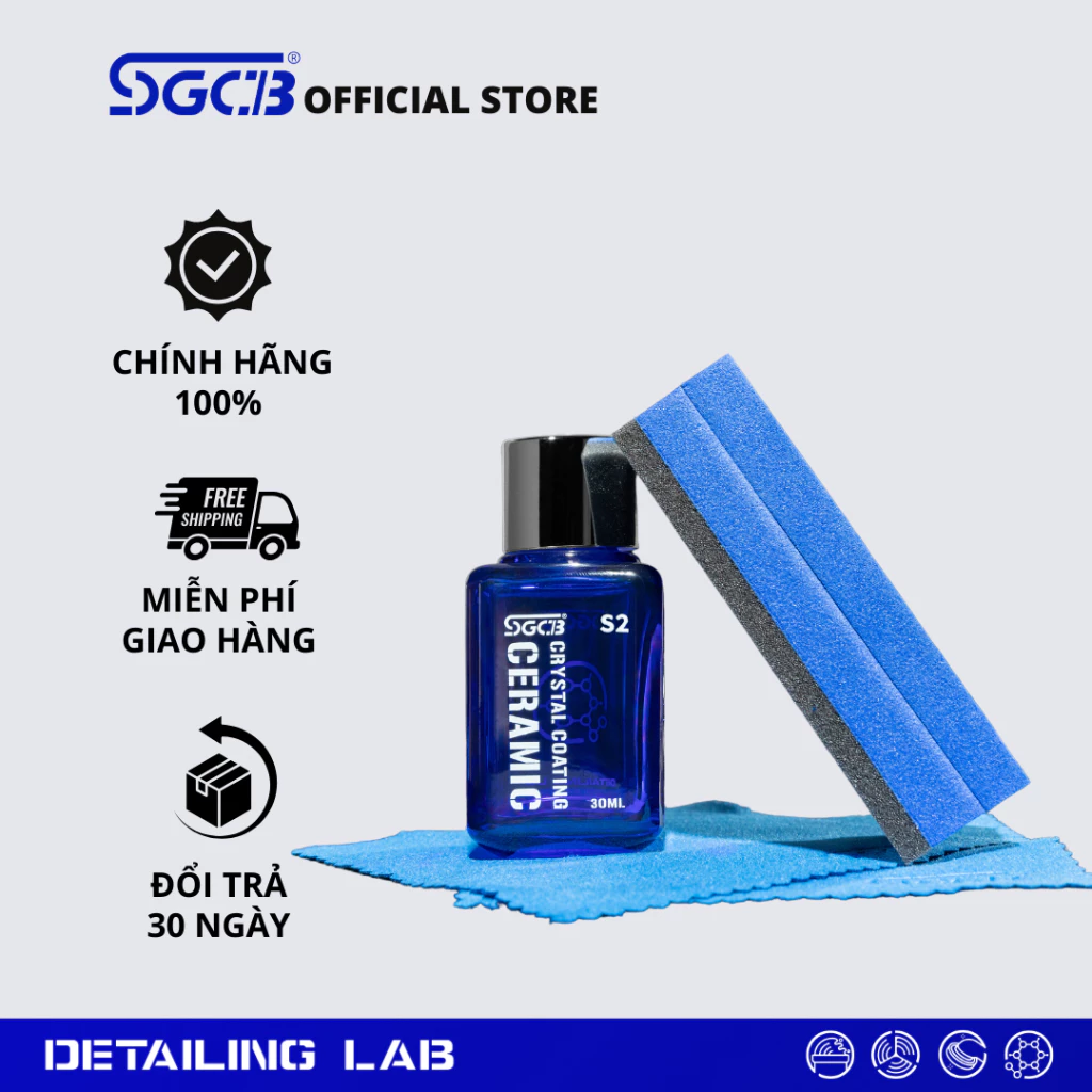 Ceramic Crystal Coating S2 Lớp Phủ Ceramic Bảo Vệ Toàn Diện SGCB