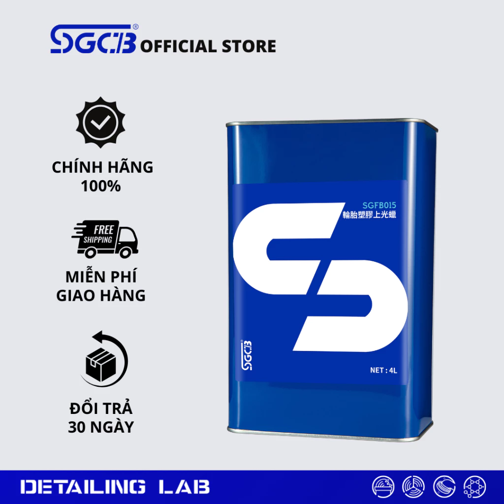 DUNG DỊCH DƯỠNG NHỰA, DƯỠNG LỐP 4000ML - SGFB015