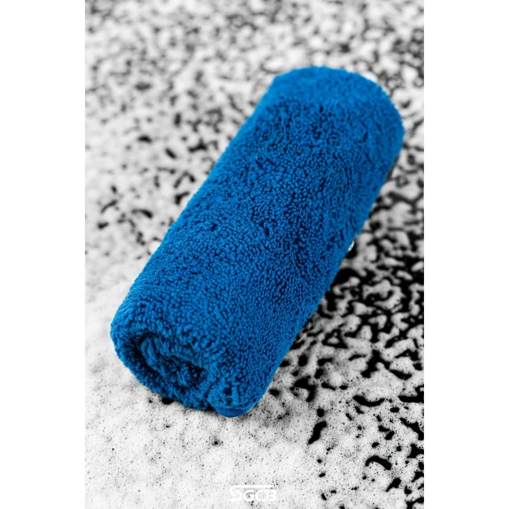 KHĂN MICROFIBER CÓ VIỀN MÀU XANH DƯƠNG - SGGD315