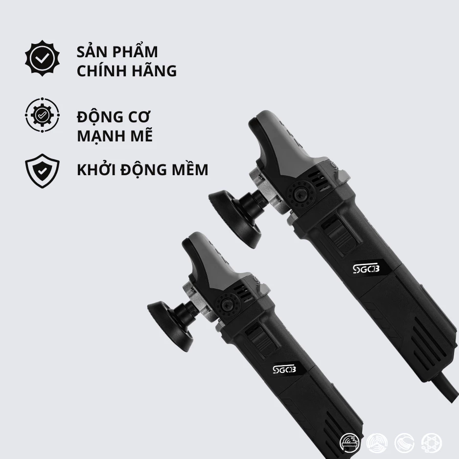 MÁY ĐÁNH BÓNG ĐỒNG TÂM 3" - SGGF189