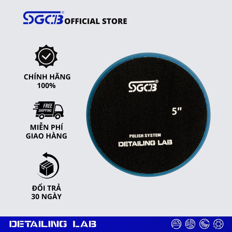 PHỚT ĐÁNH BÓNG RO 5'' SE - XANH DƯƠNG - SGGA198