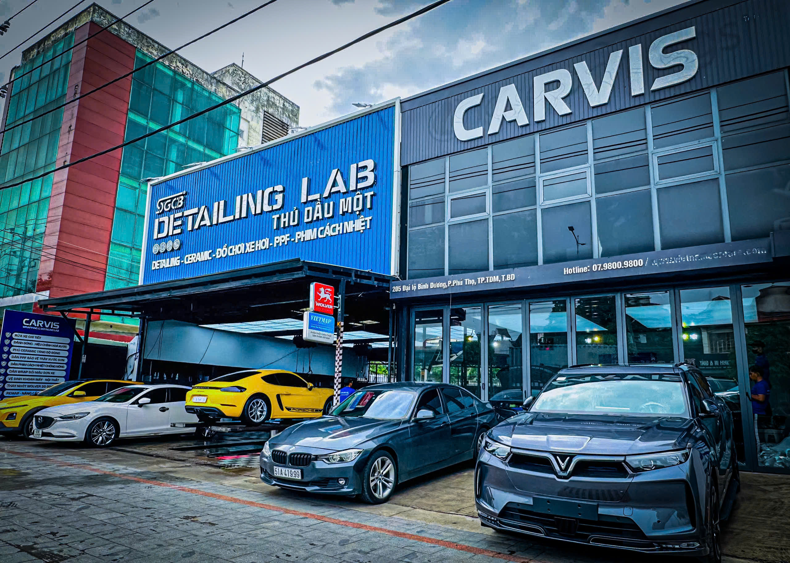 Trung tâm chăm sóc xe hơi chuyên nghiệp Carvis Bình Dương