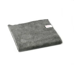 Khăn lau khô xe bằng sợi nhỏ không viền 16x16In màu xám