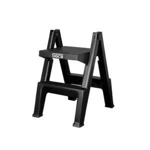 SGCB Ghế rửa xe hai mặt bằng nhựa có thể gấp lại, thiết kế mỏng, di động, dùng cho gia đình, xe hơi 2 bậc, thang gấp