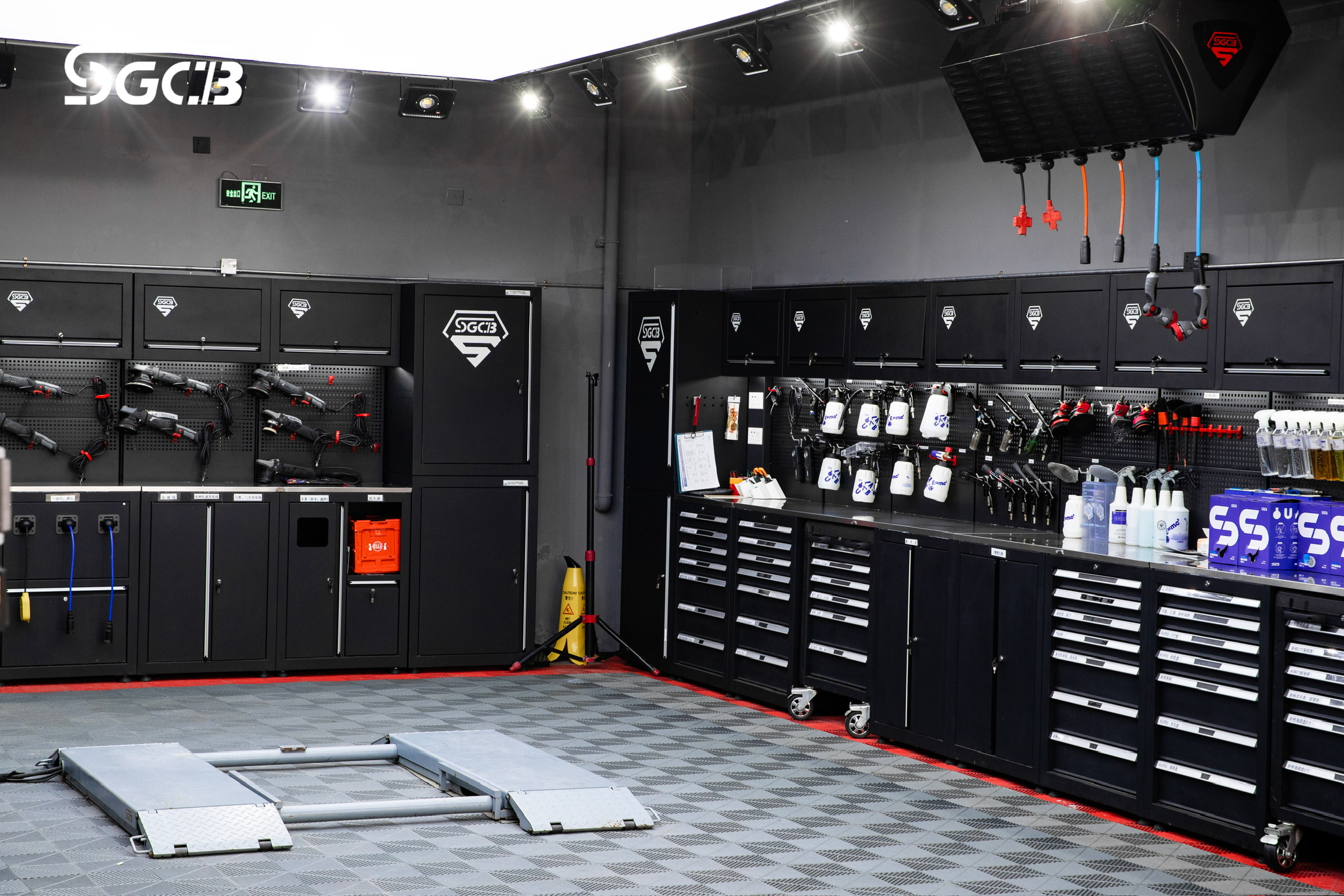 hệ thống trung tâm chăm sóc xe SGCB